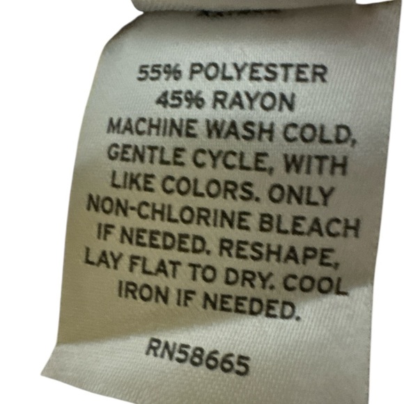 Caslon Yellow Short Sleeve Tie Front Tee - Picture 6 of 6